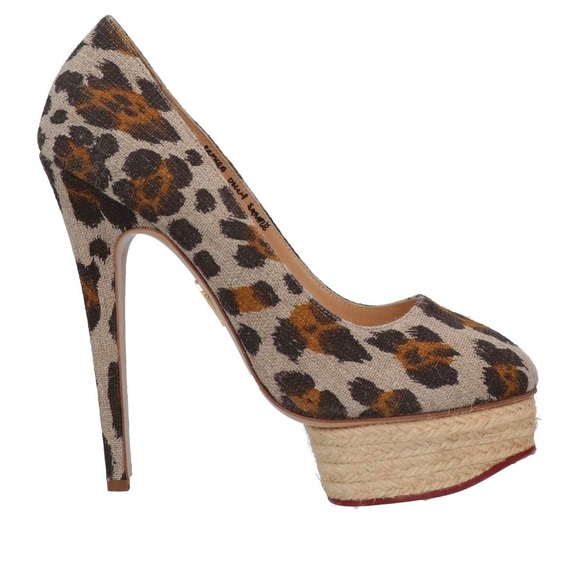 Charlotte Olympia Shoes New Charlotte Olympia Animal Print Dolly Espadrille Pumps Poshmark